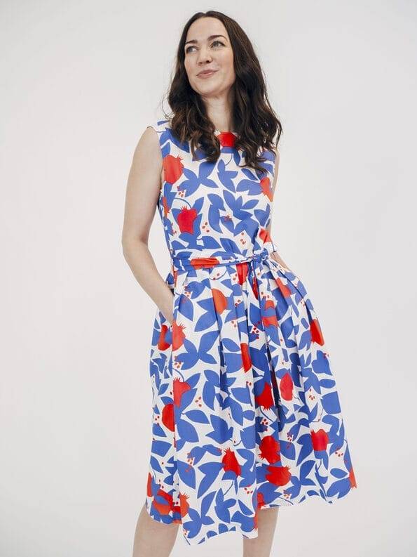 Mademoiselle YéYé Tailliertes Kleid aus Bio-Baumwolle Riesige Rabatte