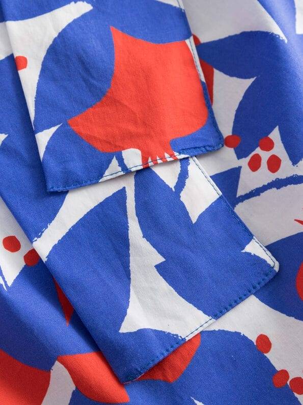 Mademoiselle YéYé Tailliertes Kleid aus Bio-Baumwolle Riesige Rabatte
