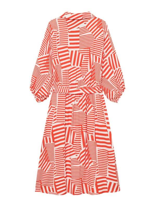 Mademoiselle YéYé Kleid mit V-Ausschnitt aus EcoVero by Lenzing Black Friday Preise