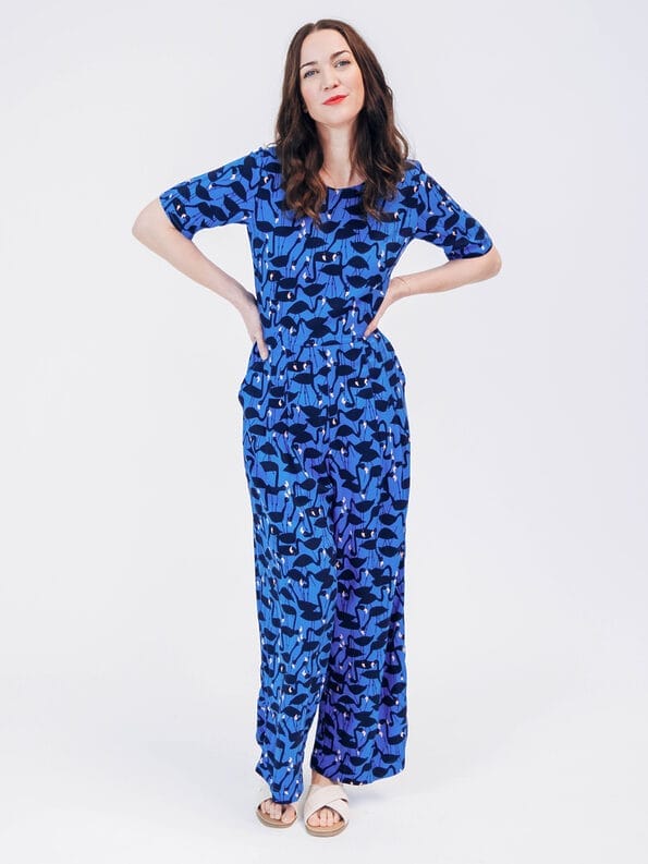 Mademoiselle YéYé Jumpsuit mit verkürztem Bein aus EcoVero by Lenzing Outlet