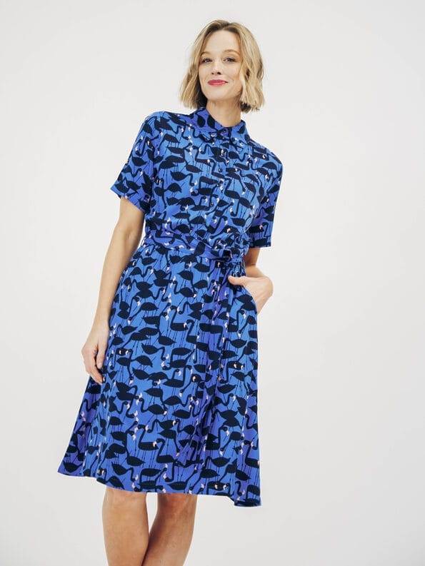 Mademoiselle YéYé Hemdblusenkleid aus EcoVero by Lenzing Verkauf