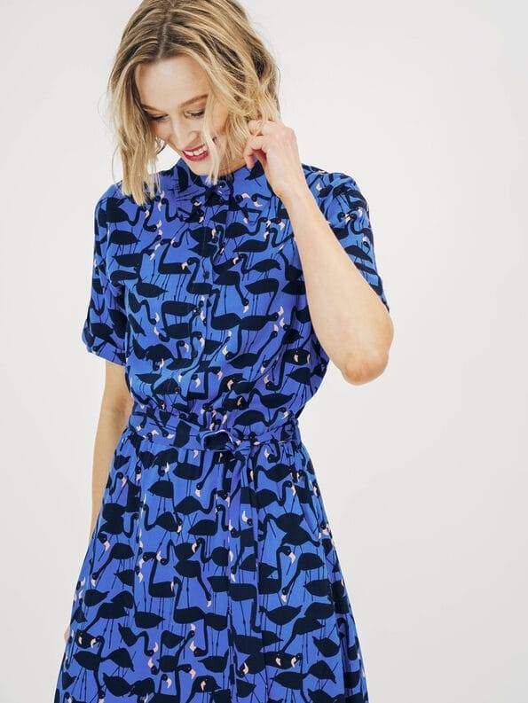 Mademoiselle YéYé Hemdblusenkleid aus EcoVero by Lenzing Verkauf