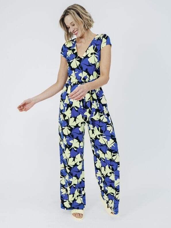 Mademoiselle YéYé Jumpsuit mit weitem Bein aus EcoVero by Lenzing Fabrikverkauf
