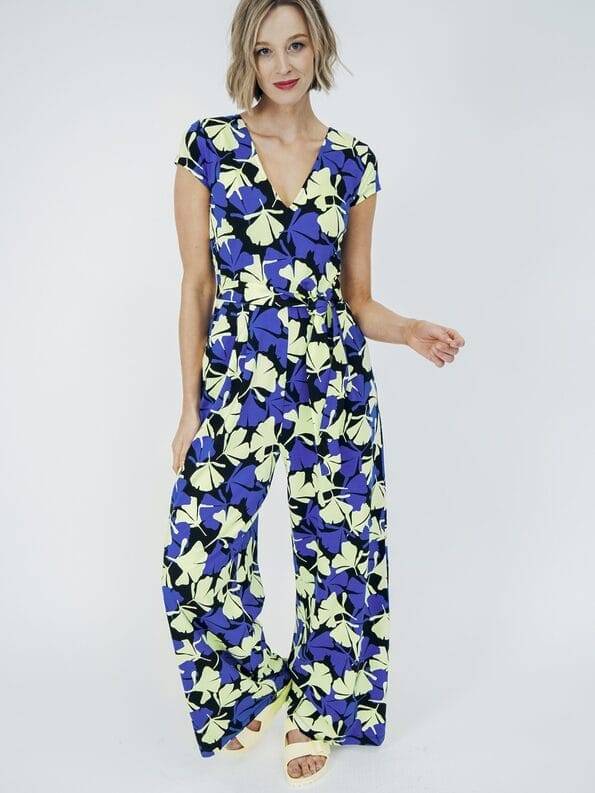 Mademoiselle YéYé Jumpsuit mit weitem Bein aus EcoVero by Lenzing Fabrikverkauf
