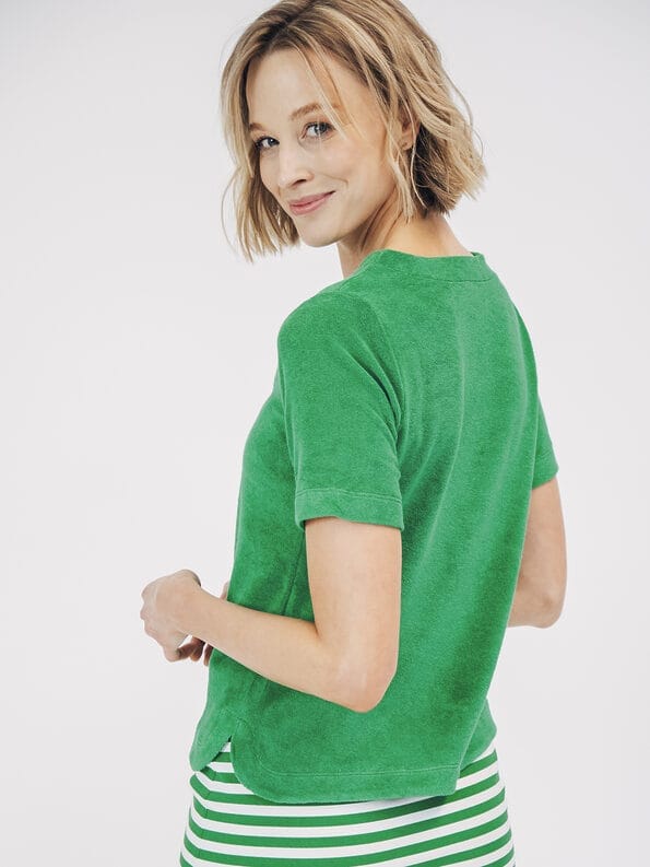 Mademoiselle YéYé Frottee T-Shirt aus Bio-Baumwolle Limitierter Zeitrabatt