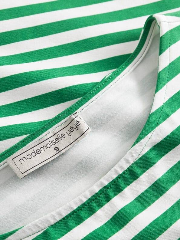 Mademoiselle YéYé Boxy Jersey Top aus Bio-Baumwolle Fabrik Onlineshop