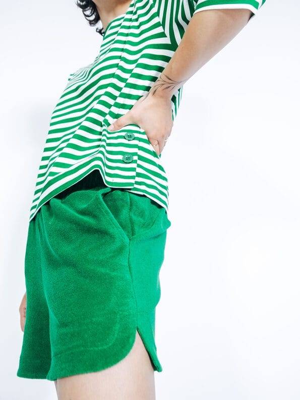 Mademoiselle YéYé Frottee Short aus Bio-Baumwolle Rabatt