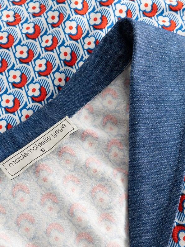 Mademoiselle YéYé Jerseytop mit Matrosenkragen aus EcoVero by Lenzing Versandkostenfrei