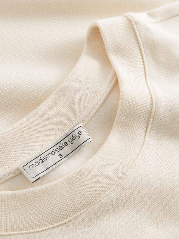 Mademoiselle YéYé Kurzarm Sweater aus Bio-Baumwolle Exklusivangebot