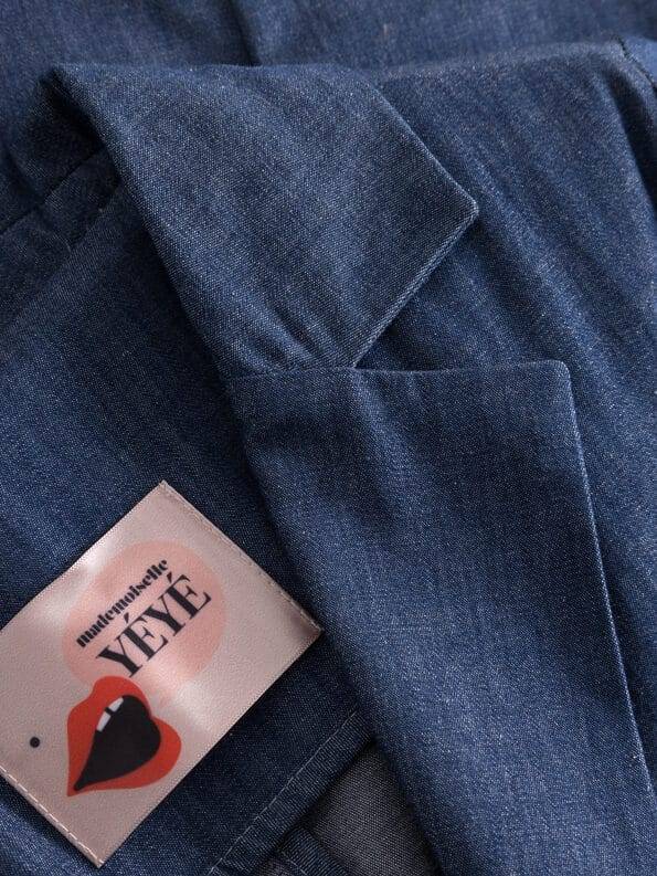 Mademoiselle YéYé Jeansblazer aus Bio-Baumwolle Weihnachtsangebot