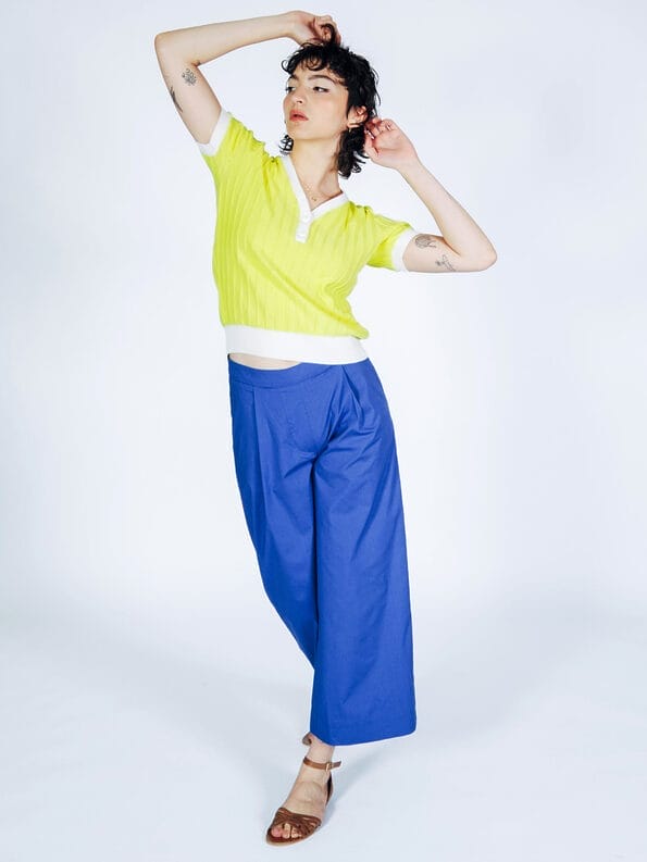 Mademoiselle YéYé Stricktop aus Bio-Baumwolle Valentinstagsangebot