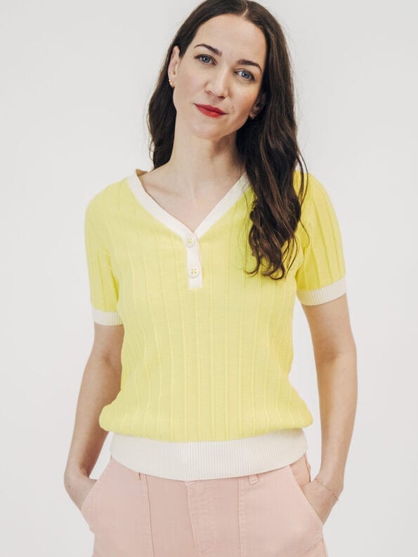 Mademoiselle YéYé Stricktop aus Bio-Baumwolle Valentinstagsangebot