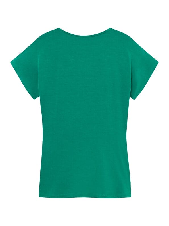 Mademoiselle YéYé Jersey Top mit tiefem Ausschnitt aus Tencel by Lenzing Lagerräumung