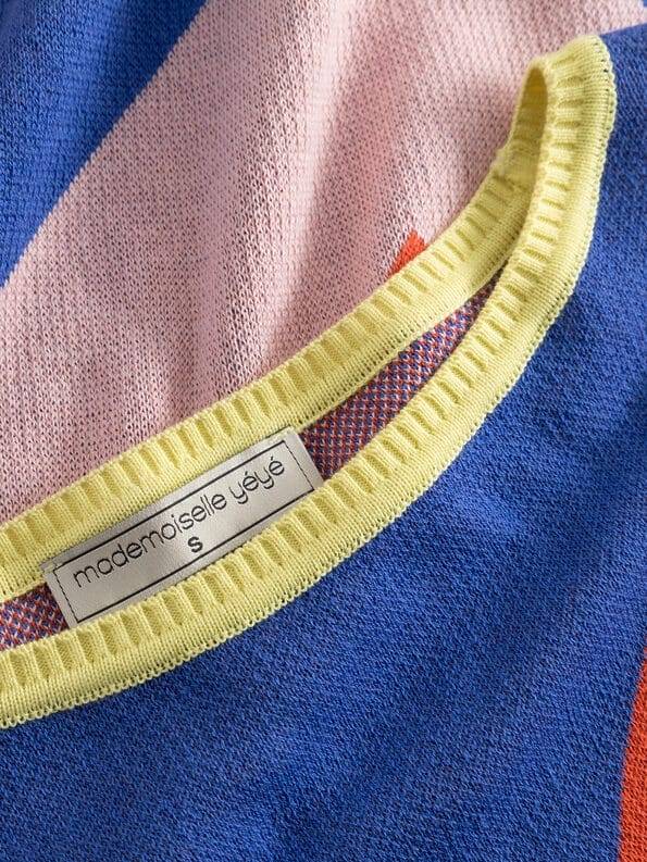 Mademoiselle YéYé Strickpullover mit Ballonärmeln aus Bio-Baumwolle Neueste Mode