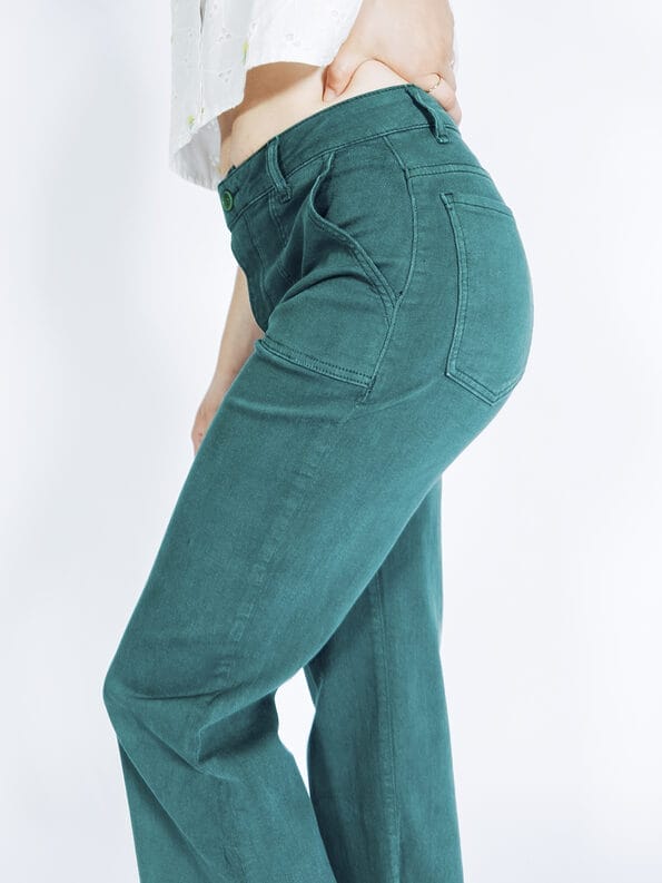 Mademoiselle YéYé Jeanshose mit verkürztem Bein aus Bio-Baumwolle Exklusive Angebote