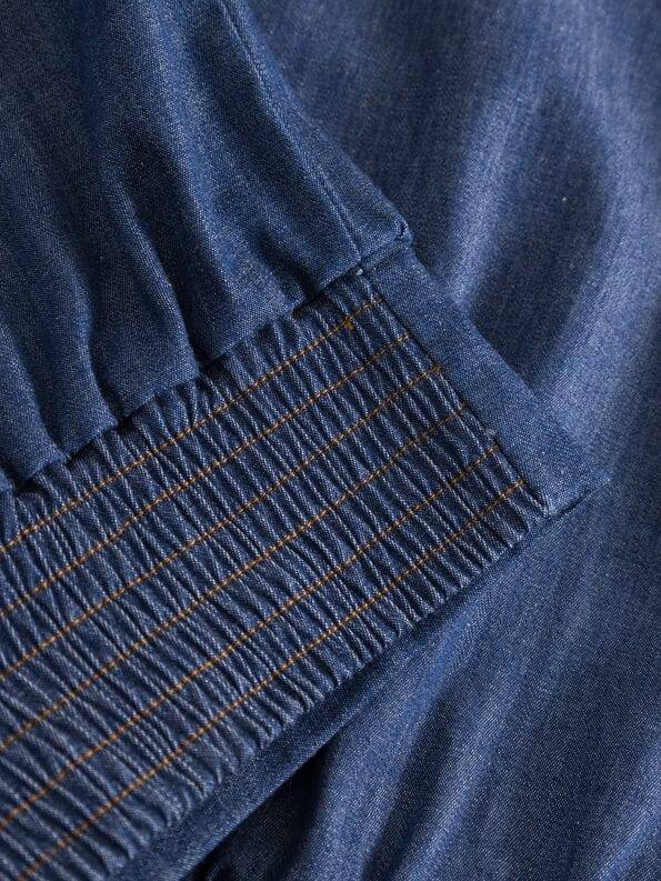 Mademoiselle YéYé Jeans Hemdbluse aus Bio-Baumwolle Saisonale Angebote