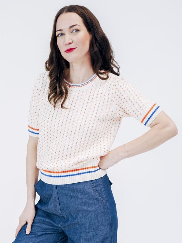 Mademoiselle YéYé Stricktop aus Bio-Baumwolle Tägliche Deals