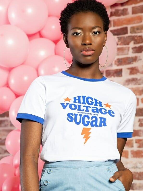 Mademoiselle YéYé High Voltage Sugar T-Shirt Letzter Tag