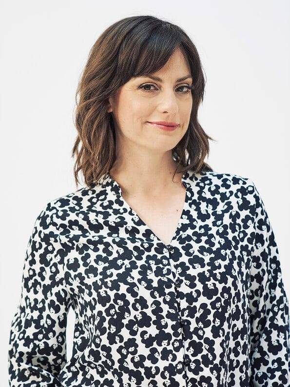 Mademoiselle YéYé Crepe Bluse mit Ballonärmeln aus Ecovero by Lenzing Bis zu 55% Rabatt