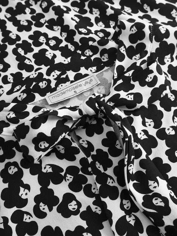 Mademoiselle YéYé Crepe Schluppenbluse aus Ecovero by Lenzing Super Rabatt