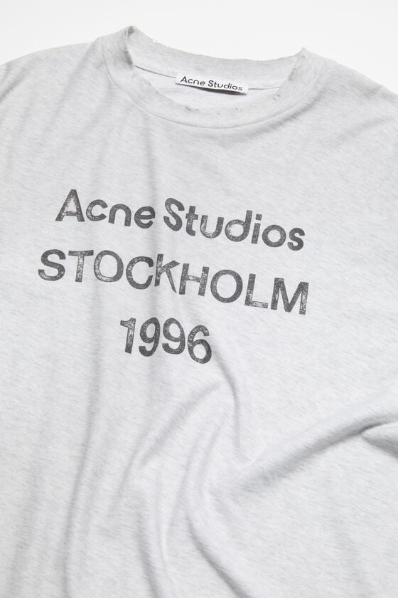 ﻿Acne Studios Logo-T-Shirt – lockere Passform Versandkostenfrei