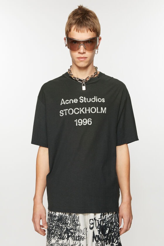 Acne Studios Logo-T-Shirt – lockere Passform