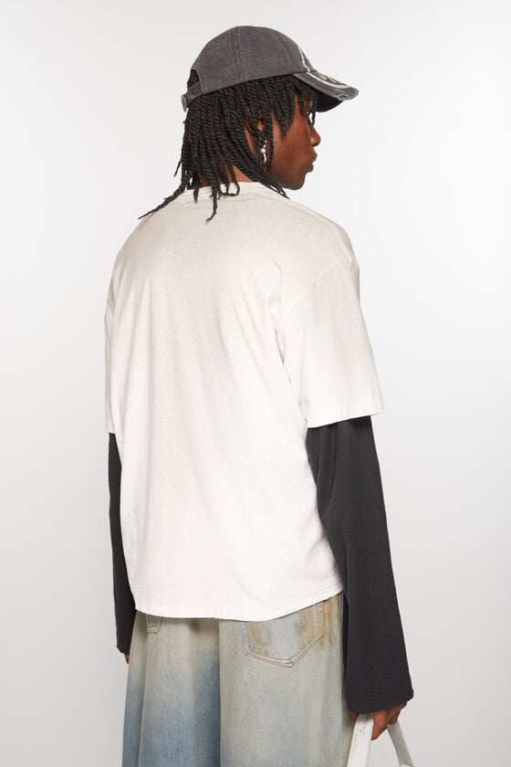Acne Studios Logo-T-Shirt – lockere Passform Preisnachlass