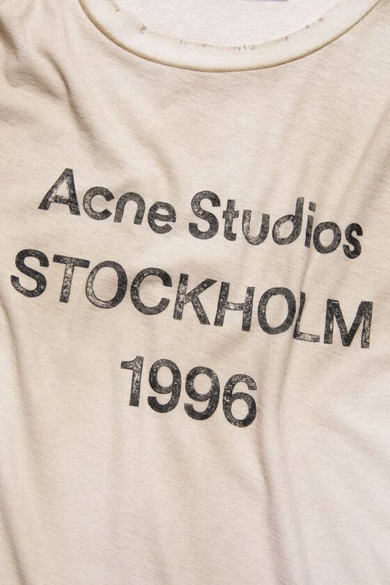 Acne Studios Logo-T-Shirt – lockere Passform Preisnachlass