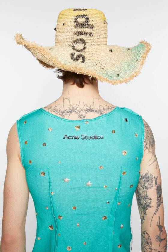 Acne Studios Bedrucktes Tanktop Saisonschlussverkauf