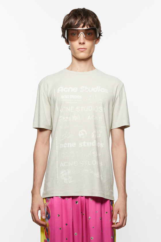 Acne Studios Logo-T-Shirt – lockere Passform