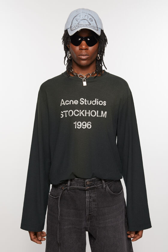 Acne Studios Logo-T-Shirt – lockere Passform