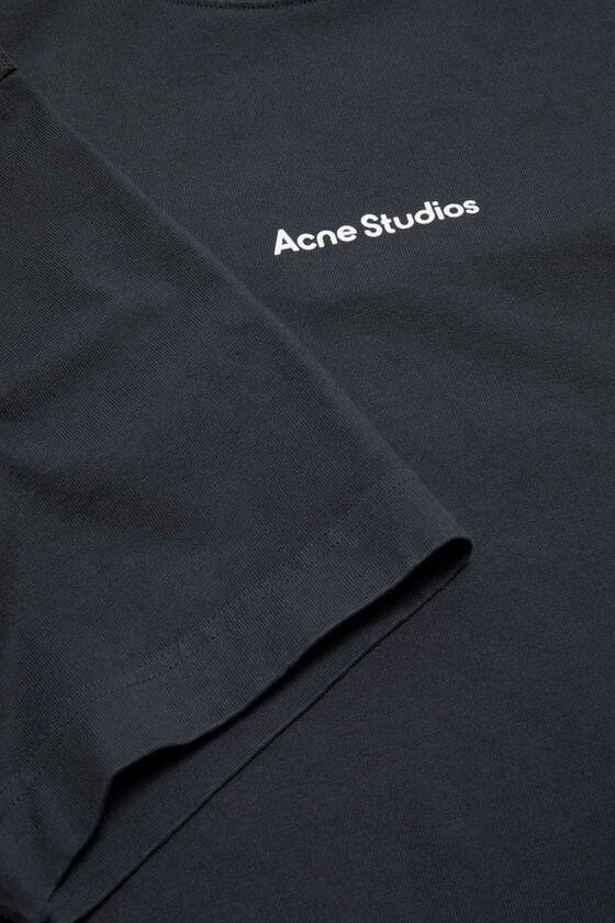 Acne Studios T-Shirt Stamp-Logo - lockere Passform Weihnachtsangebot