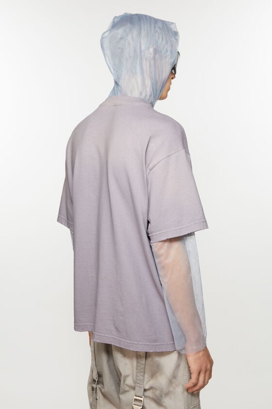Acne Studios T-Shirt aus mehrlagigem Netzstoff Vatertagsangebot