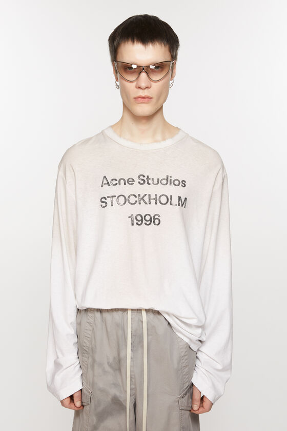 Acne Studios Logo-T-Shirt – lockere Passform