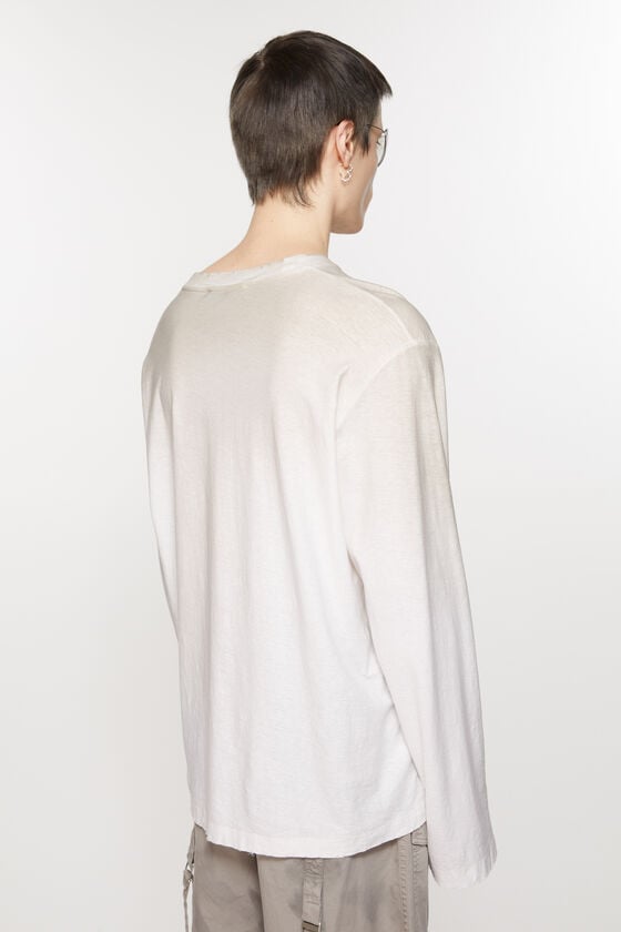Acne Studios Logo-T-Shirt – lockere Passform Jubiläumsangebot