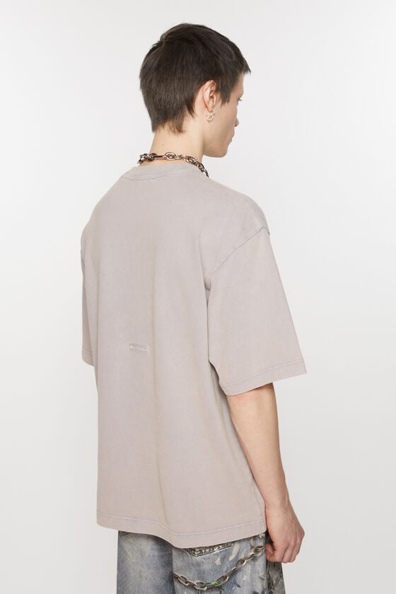 Acne Studios T-Shirt mit Rundhalsausschnitt - Entspannte Unisex-Passform Lagerräumung