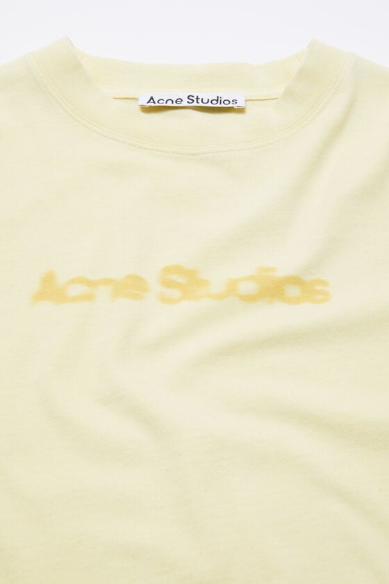 Acne Studios Verschwommenes Logo-T-Shirt - Entspannte Unisex-Passform Neueste Mode