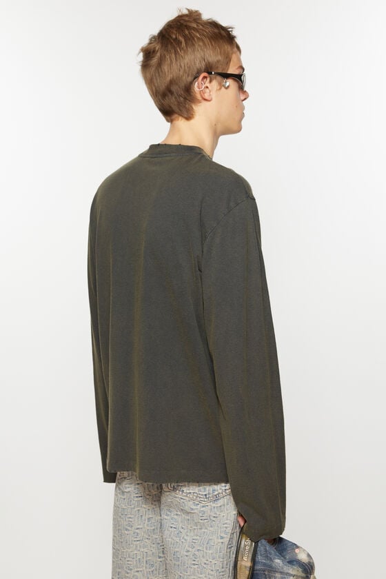 Acne Studios Logo-Langarm-T-Shirt Exklusive Angebote