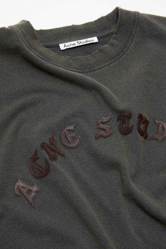 Acne Studios Logo-Langarm-T-Shirt Exklusive Angebote