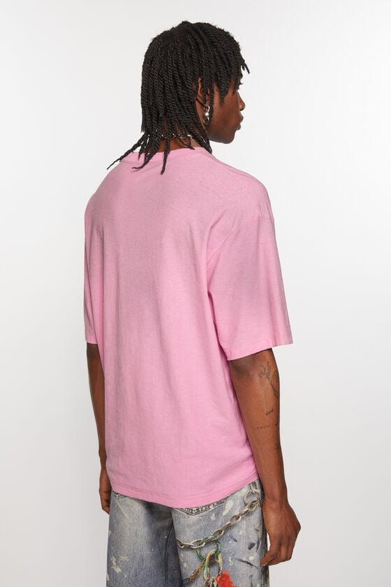 Acne Studios Logo-T-Shirt – lockere Passform Große Rabatte