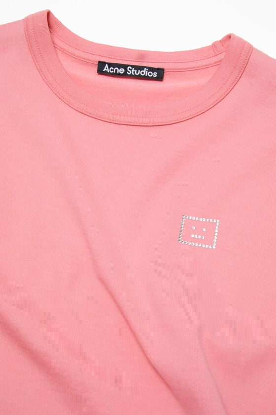 Acne Studios T-Shirt mit Rundhalsausschnitt - Taillierte Passform Unisex Tägliche Deals