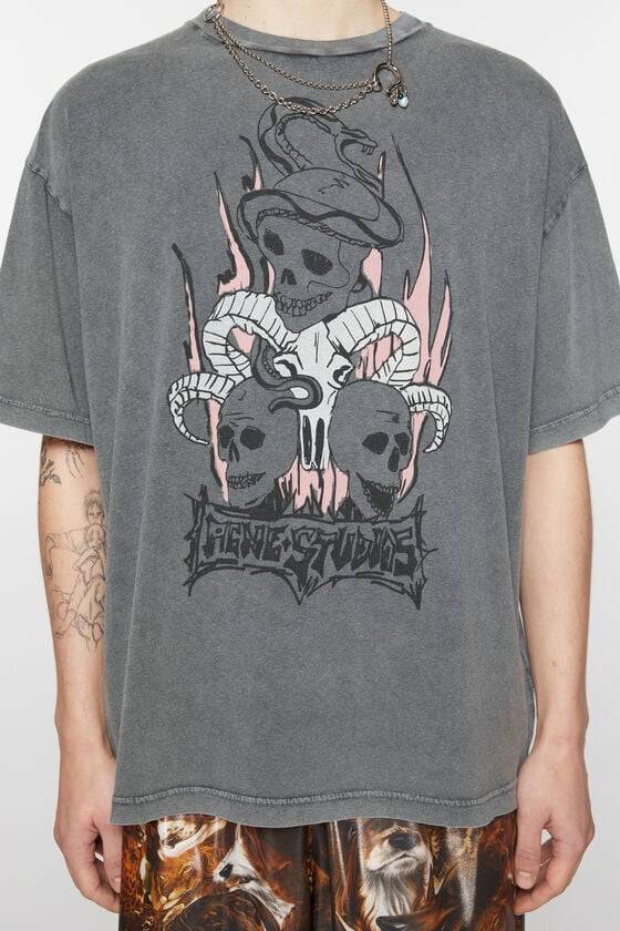Acne Studios Bedrucktes T-Shirt – entspannte Passform Wochenangebot