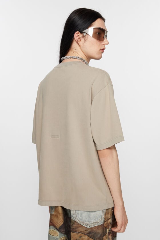 Acne Studios T-Shirt mit Rundhalsausschnitt in lockerer Passform Begrenzte Freigabe