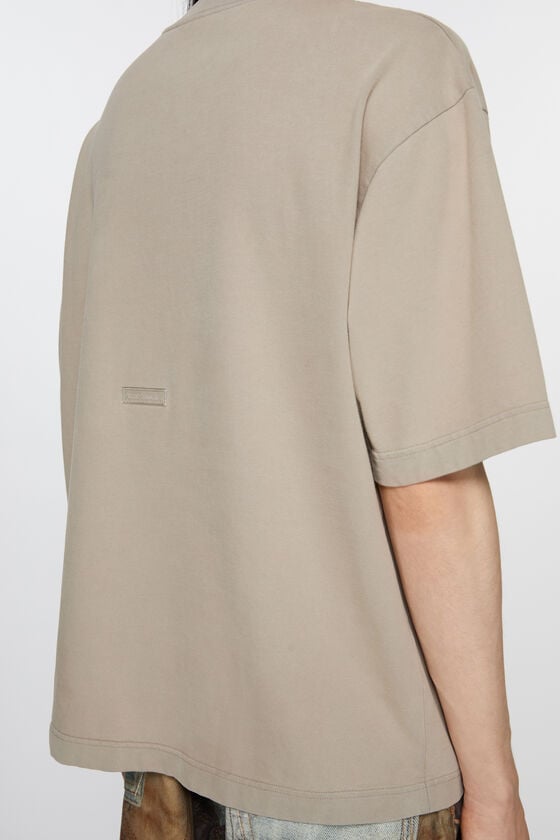 Acne Studios T-Shirt mit Rundhalsausschnitt in lockerer Passform Begrenzte Freigabe