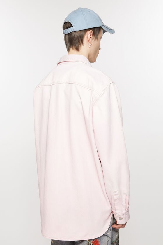 Acne Studios Jeanshemd mit Knopfleiste - Lockere Passform Bis zu 65% Rabatt
