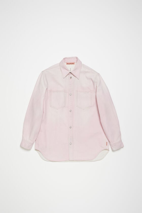 Acne Studios Jeanshemd mit Knopfleiste - Lockere Passform Bis zu 65% Rabatt