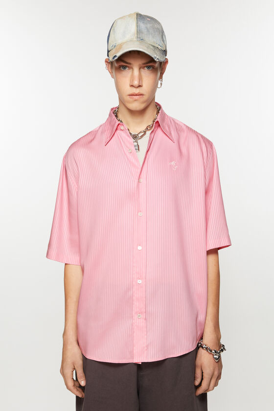 Acne Studios Gestreiftes Hemd mit Knopfleiste