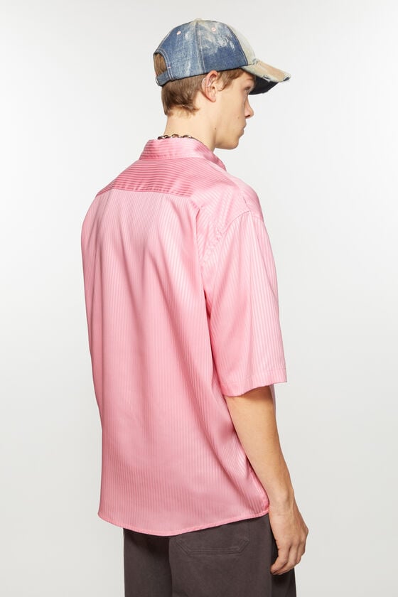 Acne Studios Gestreiftes Hemd mit Knopfleiste Riesige Rabatte