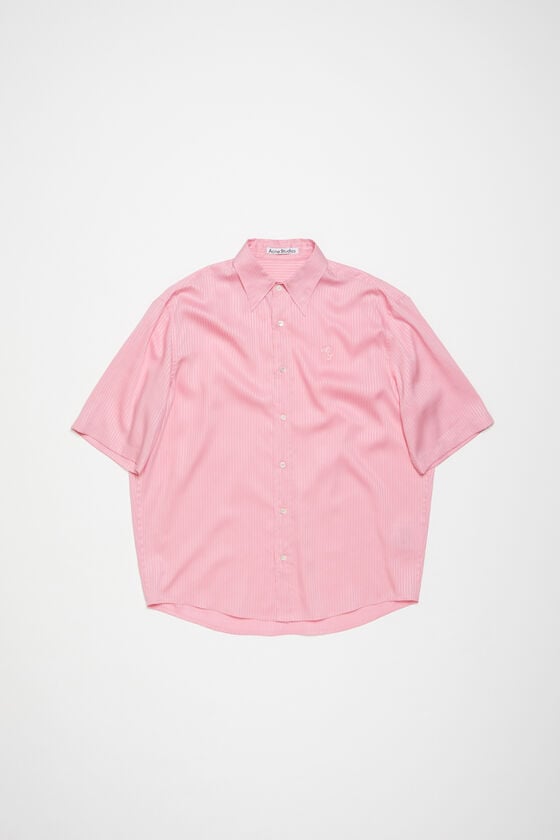 Acne Studios Gestreiftes Hemd mit Knopfleiste Riesige Rabatte