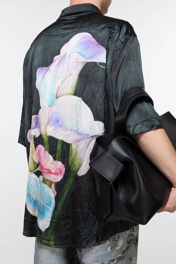 Acne Studios Bedrucktes Hemd mit Knopfleiste 50% Rabatt mit kostenlosem Versand